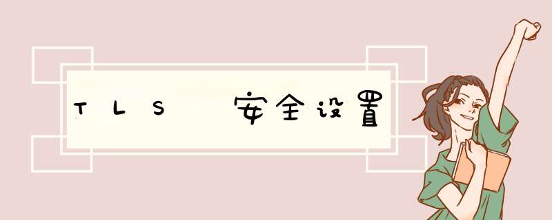 TLS 安全设置